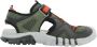 GEOX Dynomix Junior Sandalen Groen Jongen - Thumbnail 1