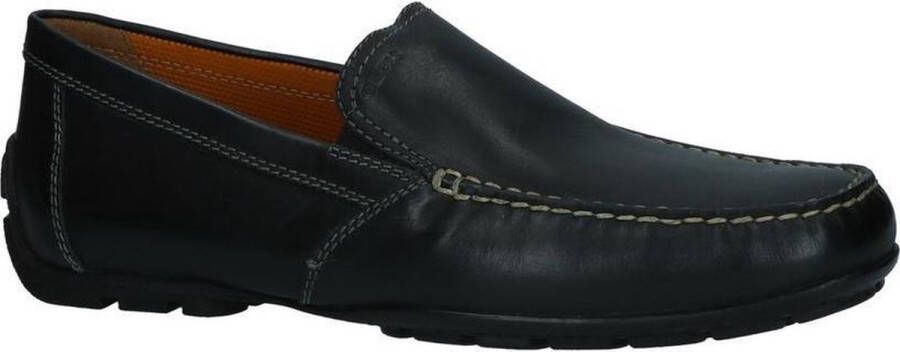 GEOX Herenschoene Mocassnins Zwarte Moner