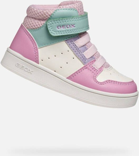 GEOX ECLYPER PEUTER Sneakers WIT DONKERROZE