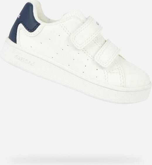 GEOX ECLYPER PEUTER Sneakers WIT NAVY BLAUW
