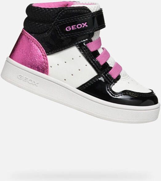 GEOX ECLYPER PEUTER Sneakers WIT ZWART