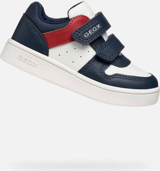 GEOX ECLYPER PEUTERJONGENS Sneakers MARINEBLAUW WIT