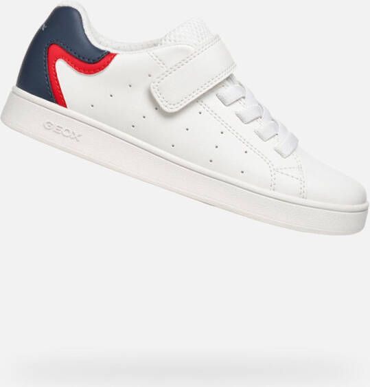 GEOX ECLYPER TIENERS Sneakers WIT BLAUW