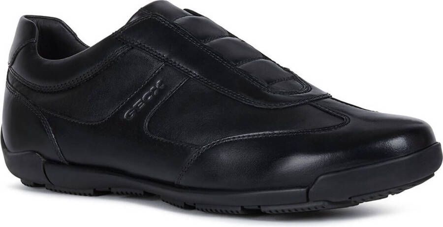 Geox Zwarte Veterschoenen voor Mannen Black Heren