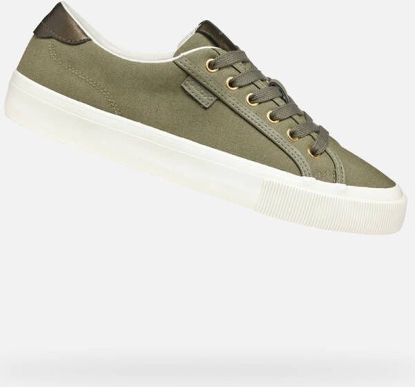 GEOX EMMELENY DAMES Sneakers SALIEGROEN GROEN