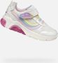 GEOX FADINLIGHT MEISJES Sneakers WIT MULTICOLOR - Thumbnail 1