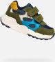GEOX FLEXYPER MINI PEUTER Sneakers DONKERGROEN NAVY BLAUW - Thumbnail 1