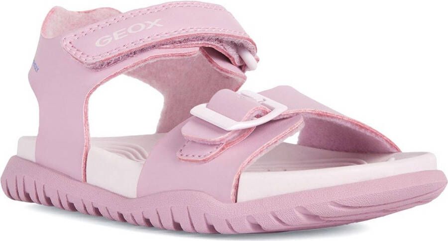 GEOX SANDAAL FUSBETTO TIENERS Sandalen DONKERROZE LICHTLILA