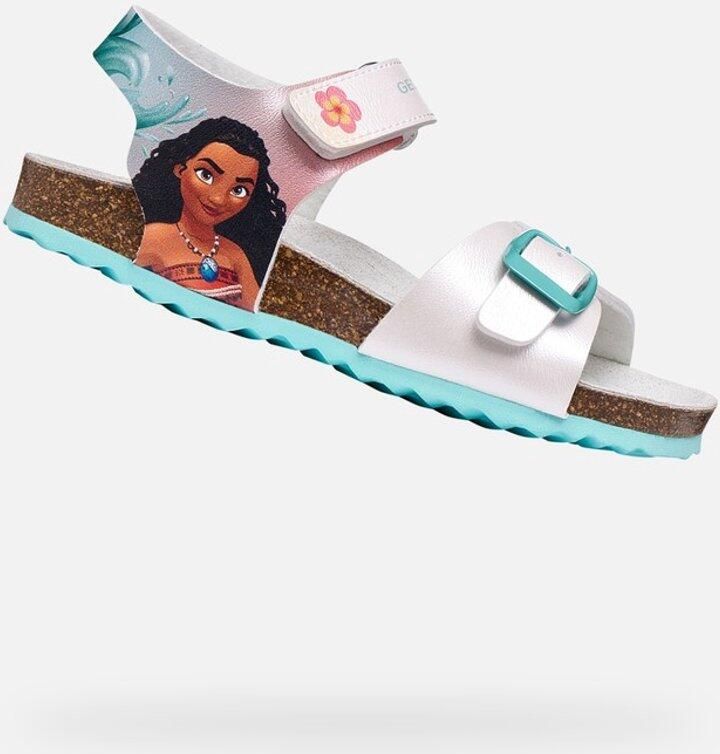 GEOX ADRIEL MEISJES Sandalen WIT AQUA