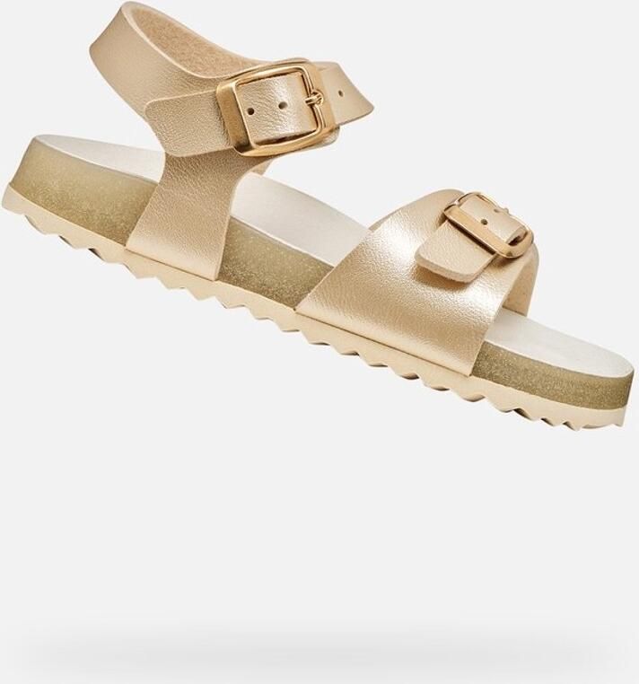 GEOX ADRIEL TIENERS Sandalen PLATINA