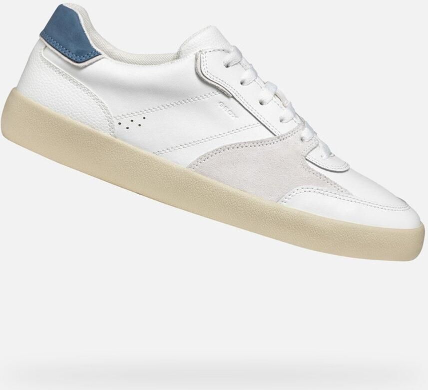 GEOX AFFILE HEREN Sneakers WIT DUIFBLAUW
