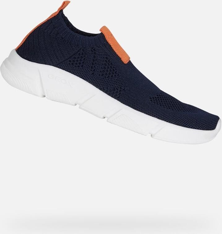 GEOX ARIL TIENERS Sneakers MARINEBLAUW ORANJE - Foto 2