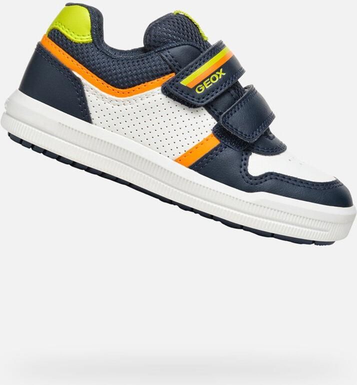 GEOX ARZACH Sneakers MARINEBLAUW FLUO GROEN - Foto 2