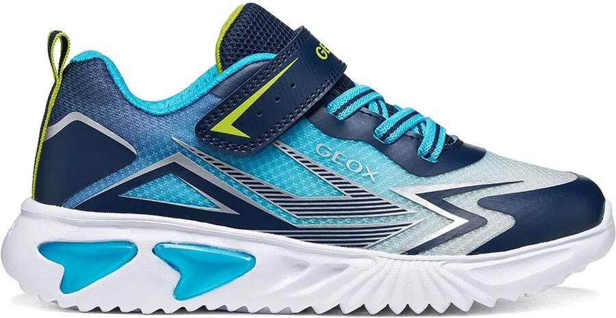 GEOX Assister B Met Lichten Schoenen Blauw Jongen