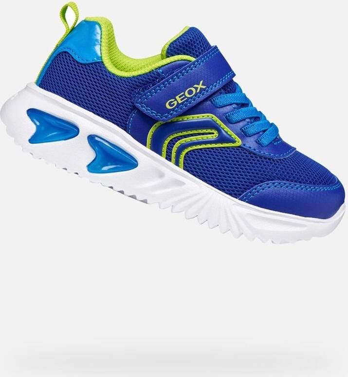 GEOX ASSISTER JONGENS Sneakers KONINGSBLAUW LIMOEN