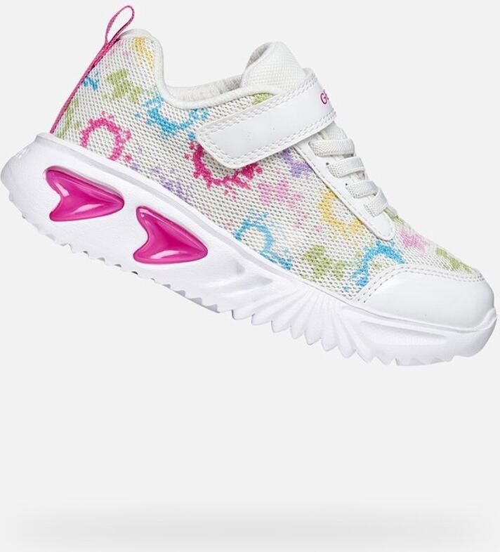GEOX ASSISTER Sneakers WIT VEELKLEURIG