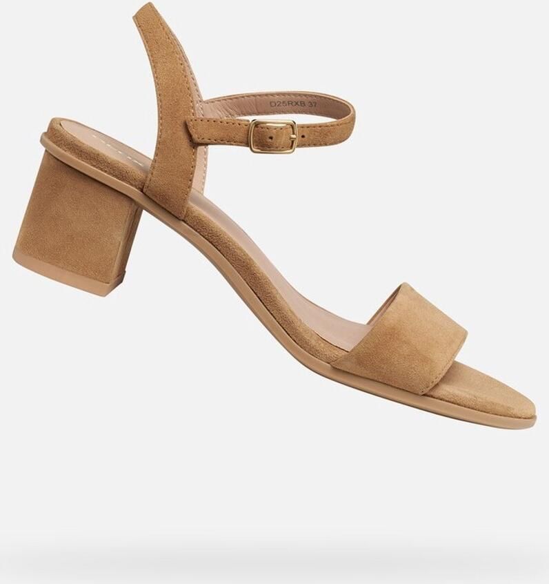 GEOX AURELY 50 DAMES Sandalen COGNAC