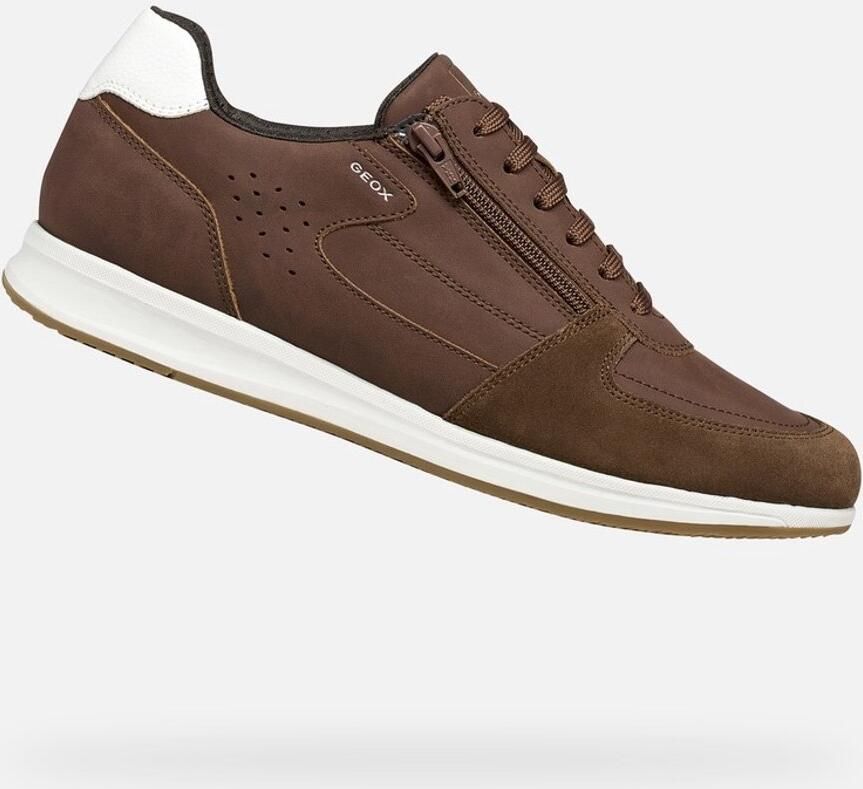 GEOX AVERY HEREN Sneakers COGNAC
