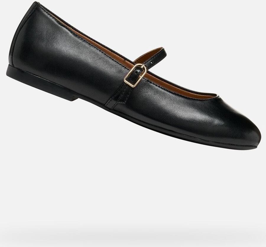 GEOX Ballerina met riempjes 'D NEW PALMARIA' zwart