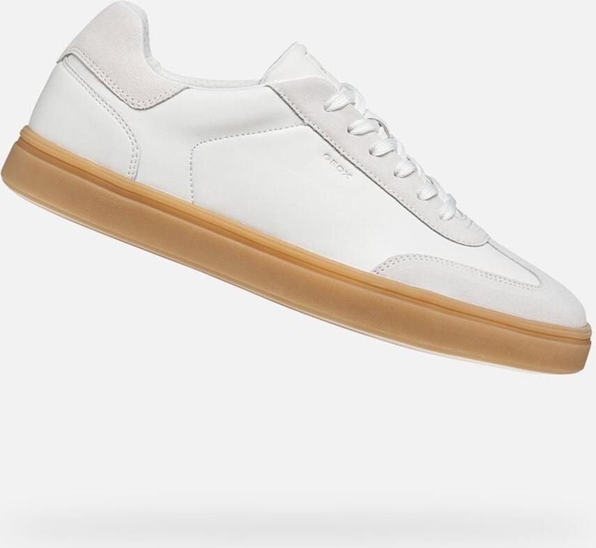 GEOX BALTMOORE HEREN Sneakers WIT MELKWIT