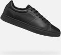 Geox Sneakers van echt leer model 'Baltimoore' - Zwart