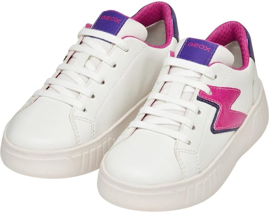 GEOX Baskets Basse à lacets Junior Mikiroshi Synth.Lea