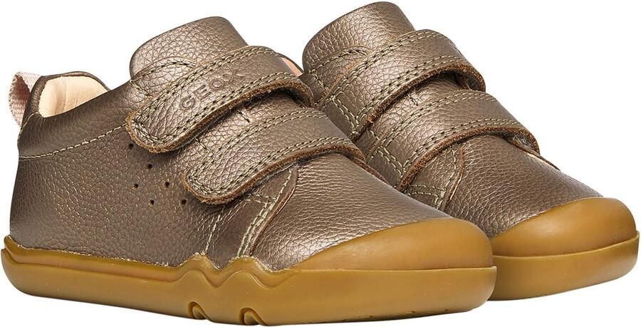 GEOX Steppieup Nappa lage leren sneakers voor kinderen