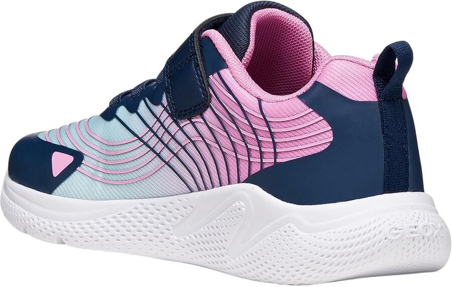 GEOX Baskets Basse Enfant à Scratch Sprintye Girl