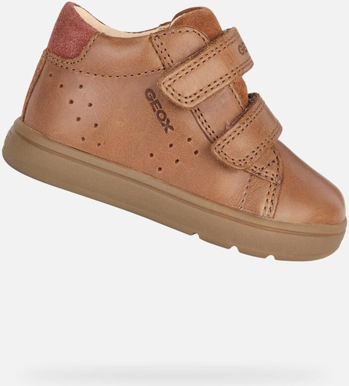 GEOX BIGLIA PEUTER Sneakers COGNAC - Foto 2