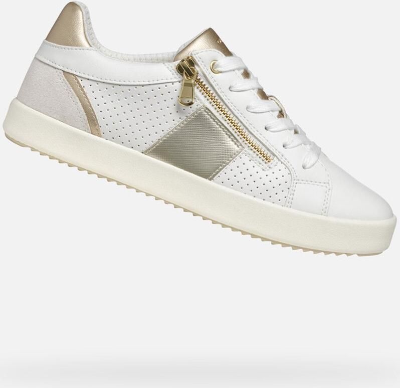GEOX BLOMIEE DAMES Sneakers WIT MELKWIT
