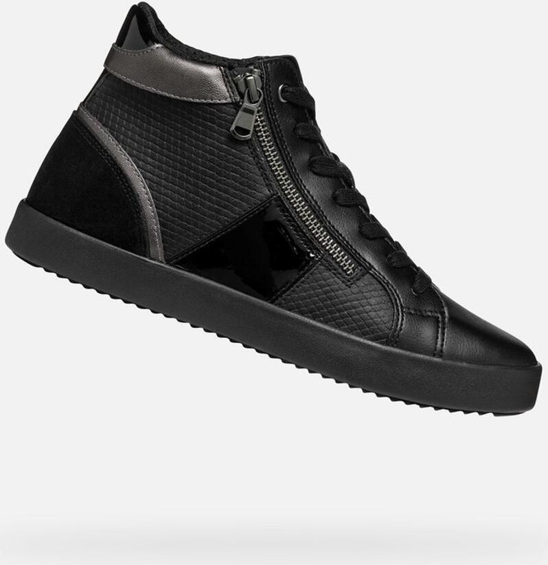 Geox Bloomie HI Cuff Schoenen Black Dames