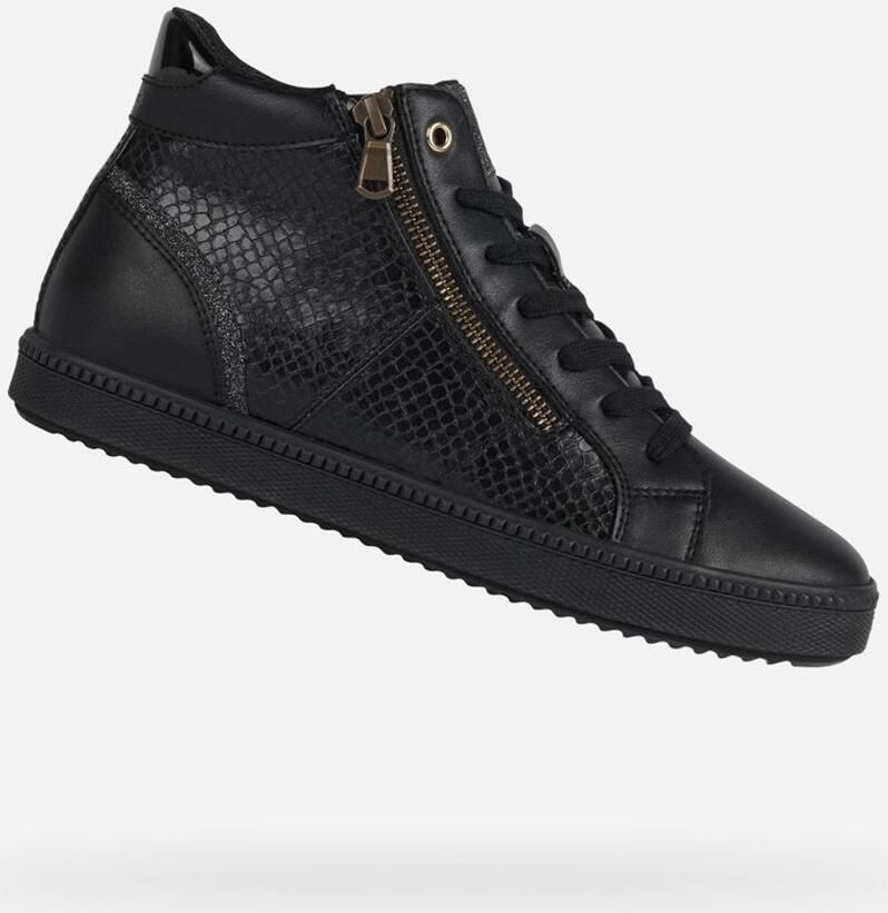 Geox Sneakers D BLOMIEE B High top sneaker veterschoenen winterlaarzen met rits