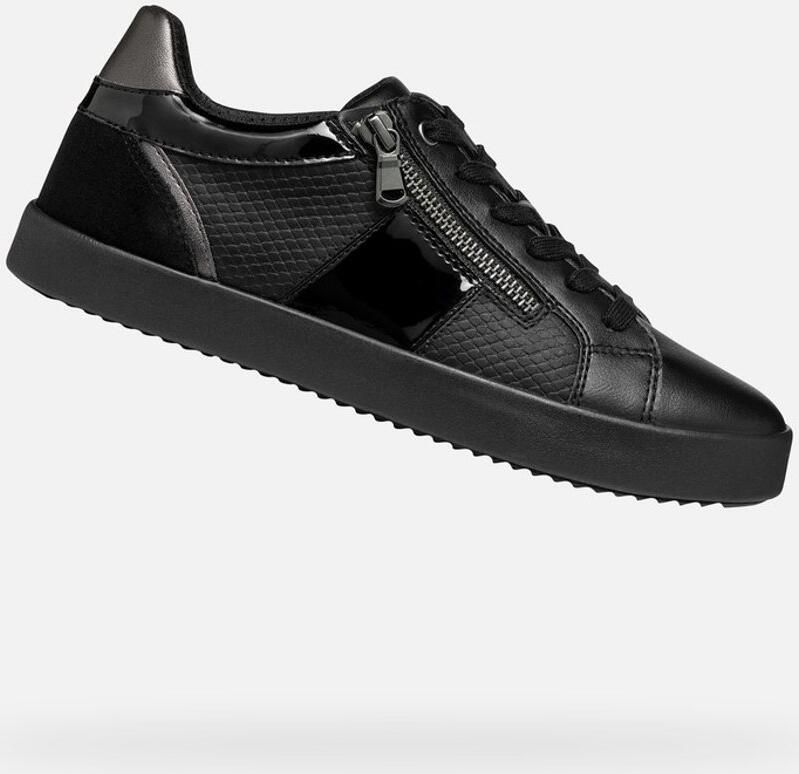 Geox Stijlvolle Sneakers voor Dagelijks Gebruik Black Dames