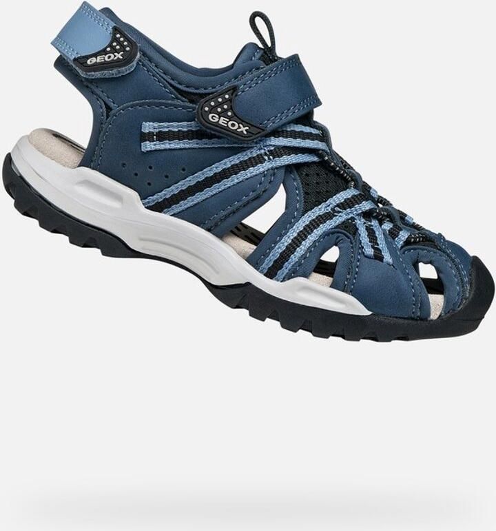 GEOX BOREALIS JONGENS Sandalen DENIM ZWART