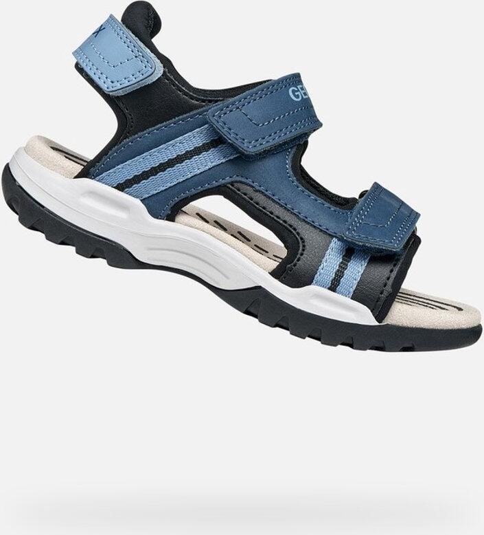 GEOX BOREALIS JONGENS Sandalen DENIM ZWART