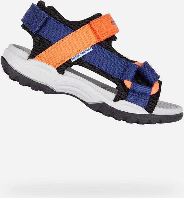 GEOX BOREALIS TIENERS Sandalen MARINEBLAUW ORANJE - Foto 2
