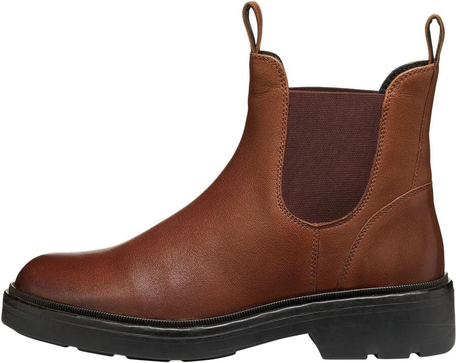 GEOX Respira leren enkellaarsjes
