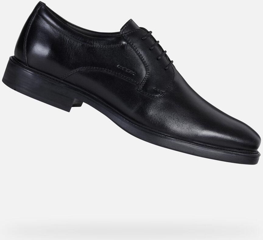 Geox Leren derby schoenen met gestructureerde zool model 'BRANDOLF' - Foto 2