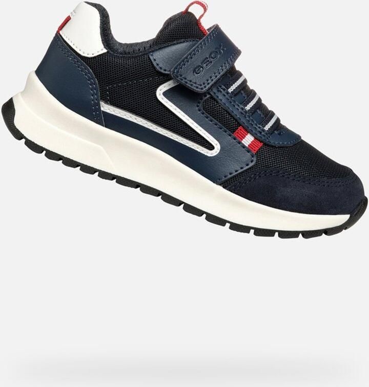 GEOX BRIEZEE JONGENS Sneakers MARINEBLAUW DONKERROOD