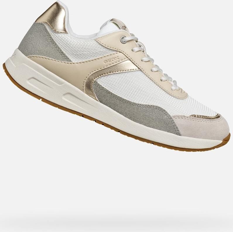 GEOX BULMYA DAMES Sneakers MELKWIT WIT