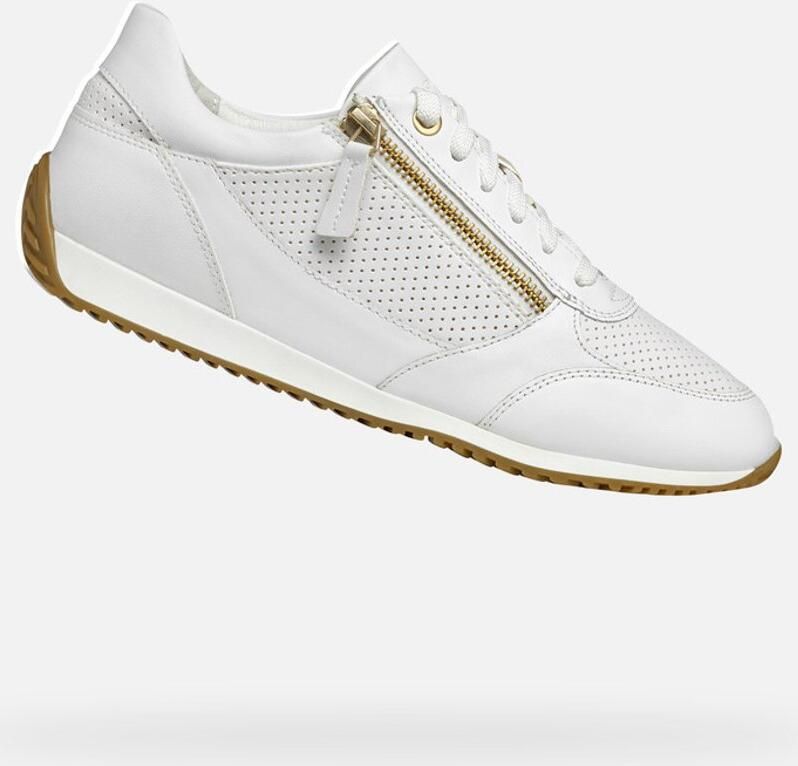 Geox Witte Casual Synthetische Sneakers