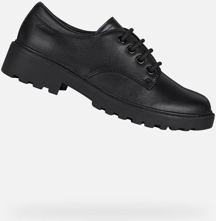 GEOX CASEY MEISJES Veterschoenen ZWART