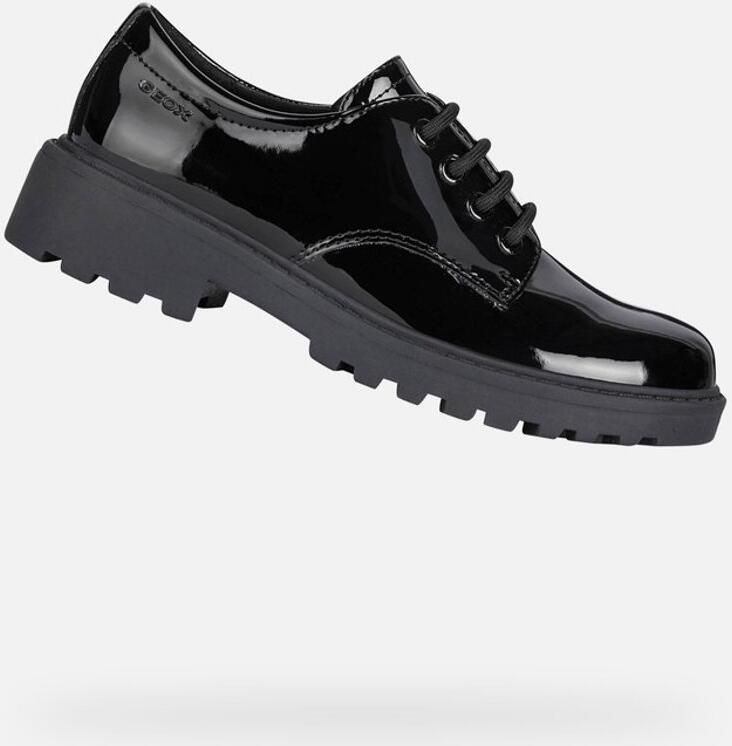 GEOX CASEY MEISJES Veterschoenen ZWART