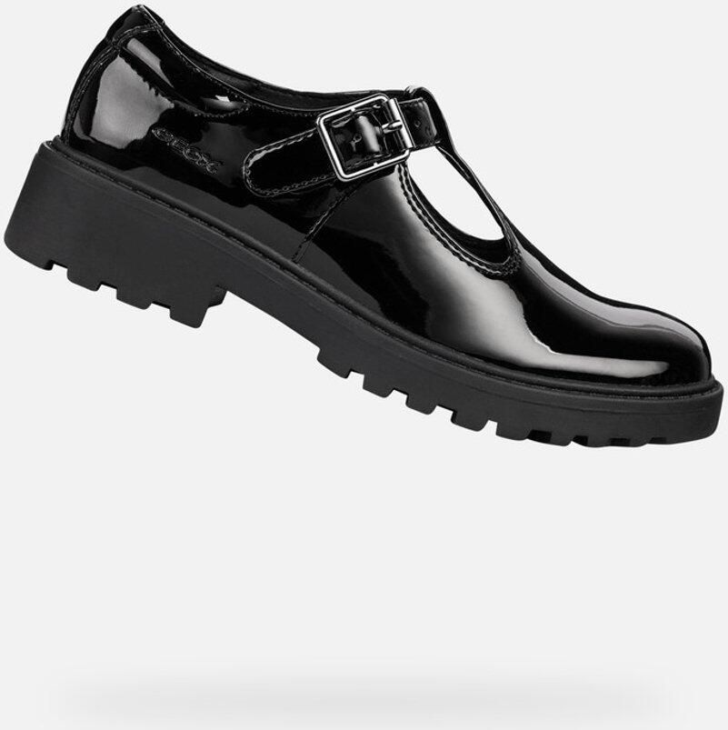 GEOX CASEY MEISJES Veterschoenen ZWART
