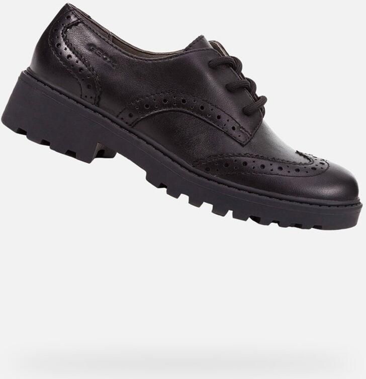 GEOX CASEY MEISJES Veterschoenen ZWART