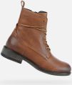 Geox Boots van leer model 'Catria' - Bruin
