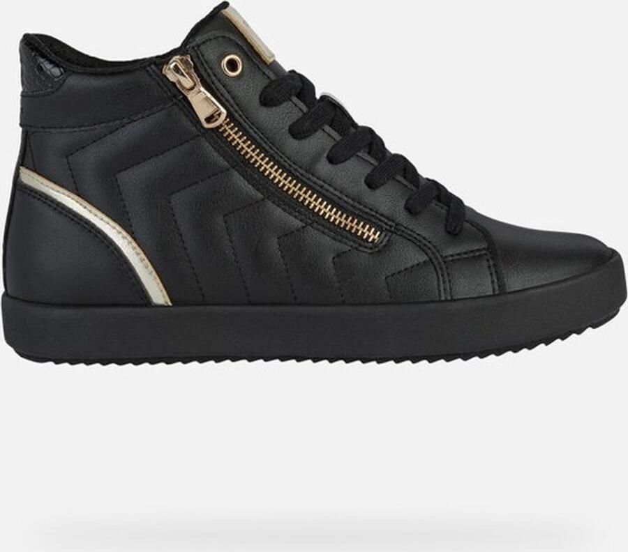 Geox Sneakers D BLOMIEE met modieuze stiksels vrijetijdsschoen lage schoen veterschoen