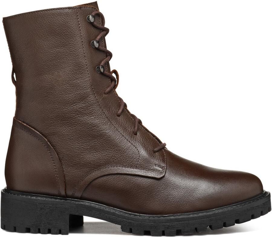 GEOX D HOARA Dames Laarzen DK BROWN