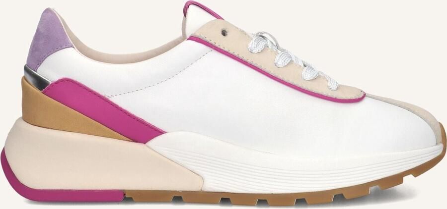 GEOX D Metropoli Sneakers Dames Leren Sneaker Wit