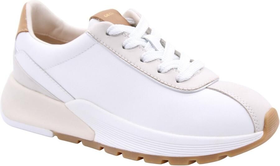 GEOX D Metropoli Sneakers Dames Leren Sneaker Wit